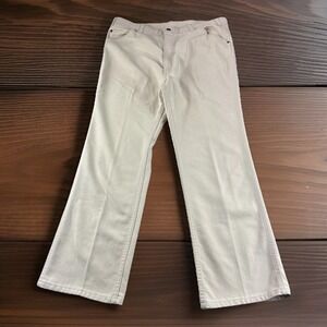 Vintage Levis for Mens 530 Size 36x28 Action Jeans Beige Khakis Denim Pants 90s